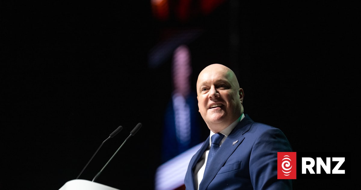 Prime Minister Christopher Luxon speaks on Resource Manageme