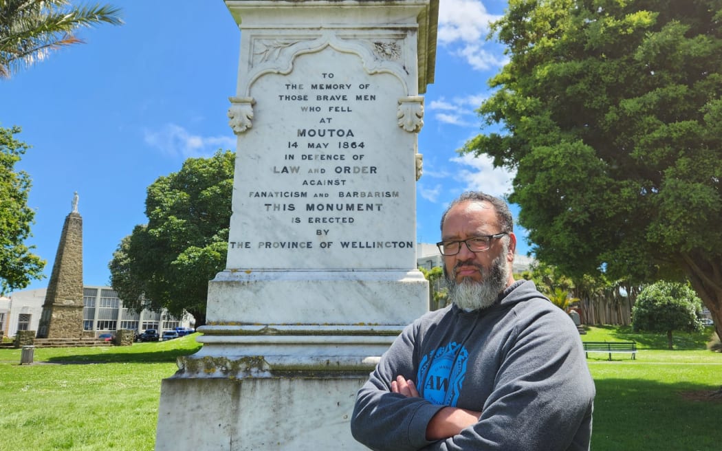 Chairman Jay Rerekura says the Pākaitore Historic Reserve Board has decided to relocate the Weeping Woman monument to 15 Māori and one European killed in the 1864 Battle of Moutoa.