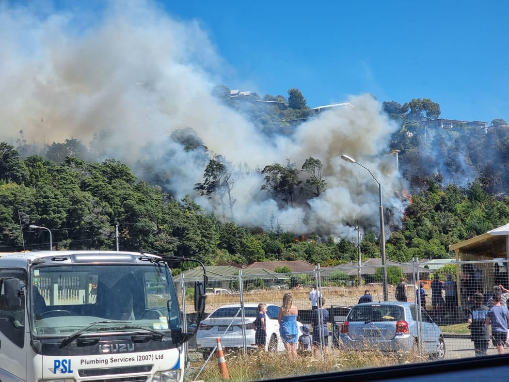 The fire in Upper Hutt, 22 January, 2022