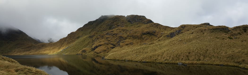 Lake Greaney, in the Haast Range in South Westland is home to a thriving population of rock wrens, thanks to predator control.