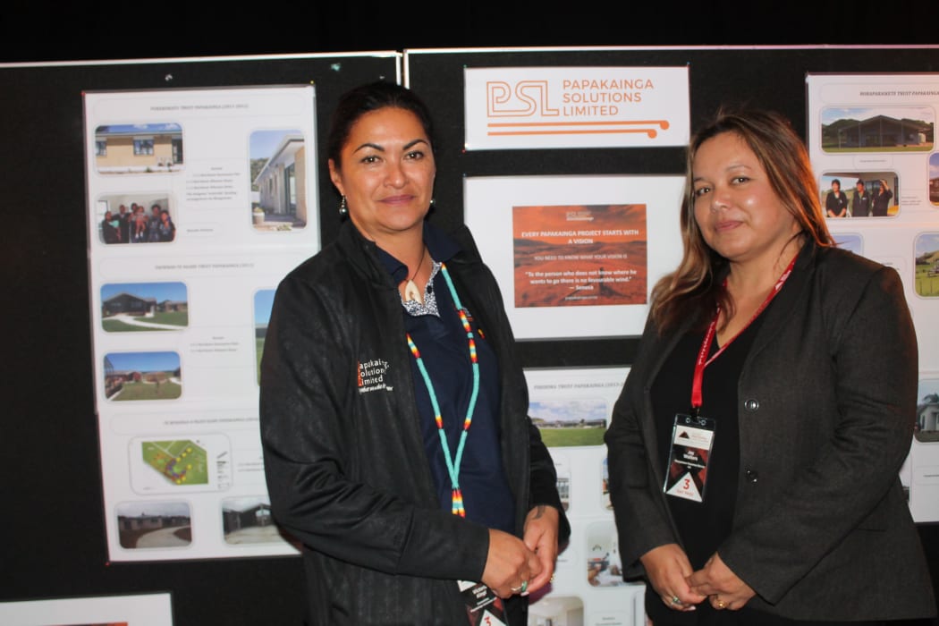 Managing Director of Papakainga Solutions Limited Victoria Kingi and Jay Walters.