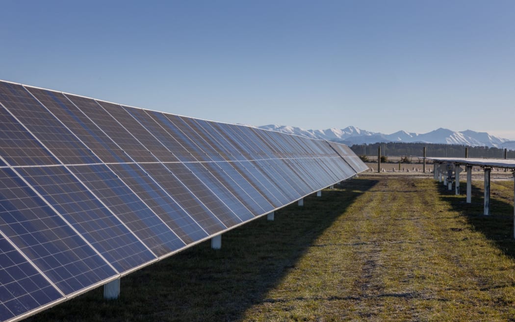 Construction of the new solar farm at Lauriston is on track to start producing power from December, but also contributed to a recent spike in waste at the Ashburton Resource Recovery Park, largely due to project-related green waste.