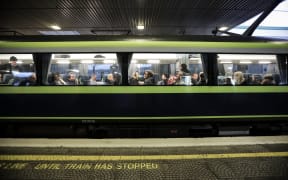 Waterloo train station. New Metlink buses first business day in operation, some delays to services.