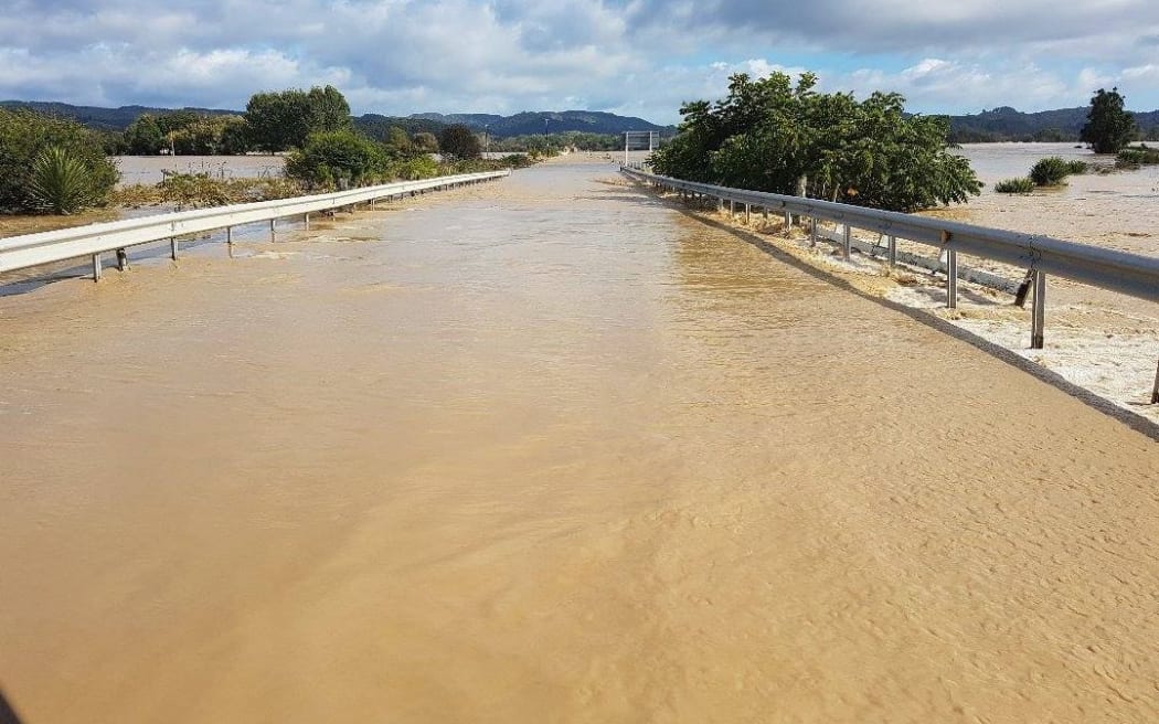 The Pekatahi Bridge over the Whakatane River.