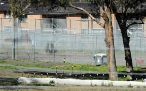 Steel fences surround the Villawood Immigration Detention Centre in Sydney.
