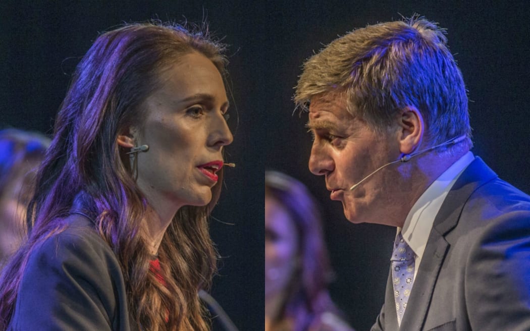 Jacinda Ardern and Bill English face off in the Stuff leaders' debate.