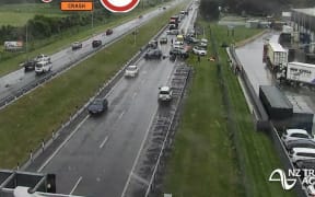 A multi-vehicle crash occurred on SH1 north of Christchurch on Tuesday 28 October 2025.