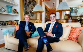 Investor and new chair of the Unfiltered Board, Guy Haddleton, with founder Jake Millar