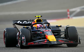 Red Bull Racing's New Zealand driver Liam Lawson at Bahrain testing, 2025.