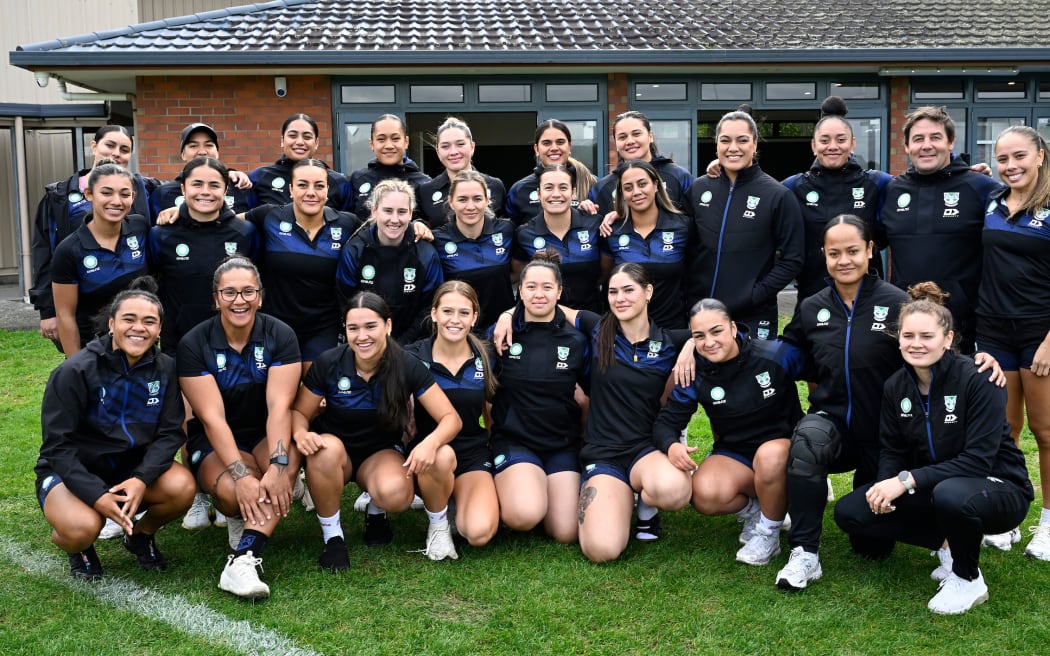 Blessing ceremony for the Warriors NRLW women's team headquarters at Go Media Stadium.