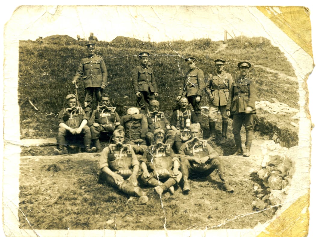 Members of the New Zealand Tunnelling Company in France during WWI
