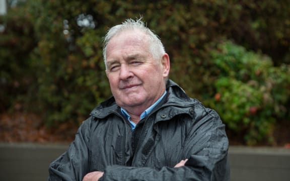 Garth McVicar outside the Rotorua High Court. 27 June 2016.