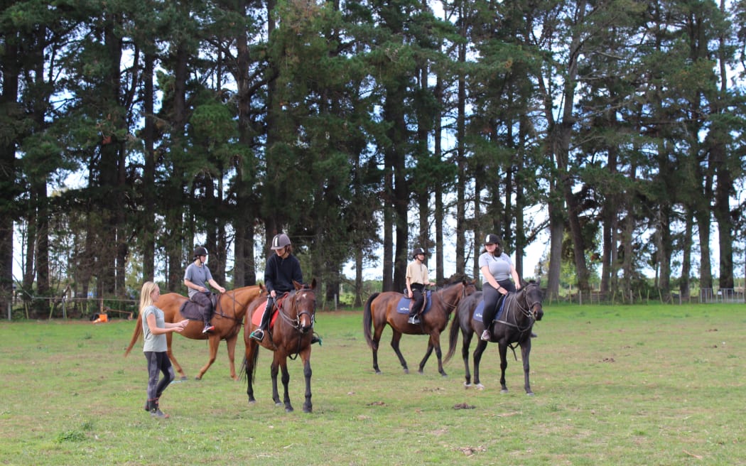 Students on the Birchleigh Polo programme