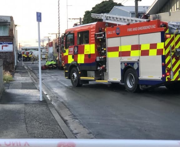 Fire and Emergency staff, the bomb squad and police were all in attendance at a South Dunedin industrial area, where a controlled explosion had to be conducted for an unstable chemical.