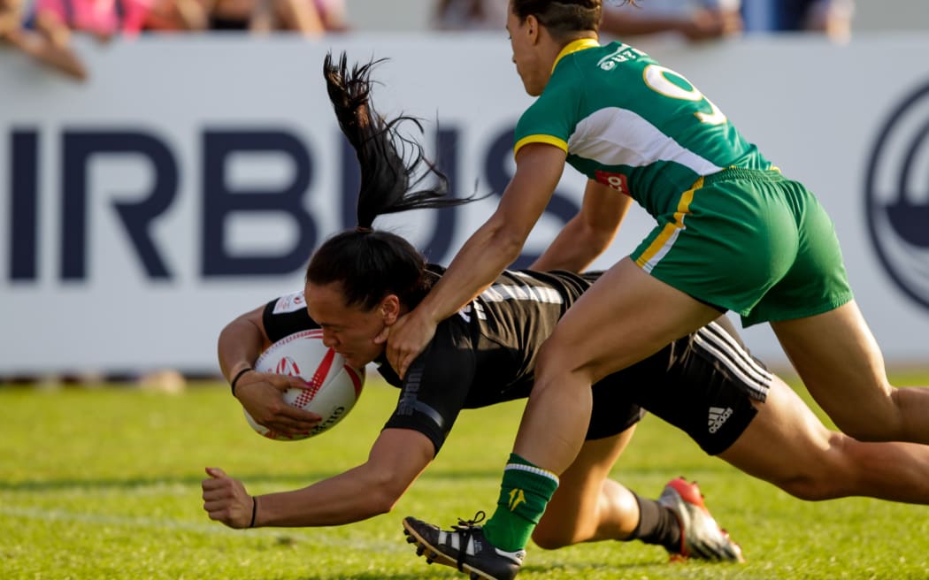 New Zealand sevens player Portia Woodman.