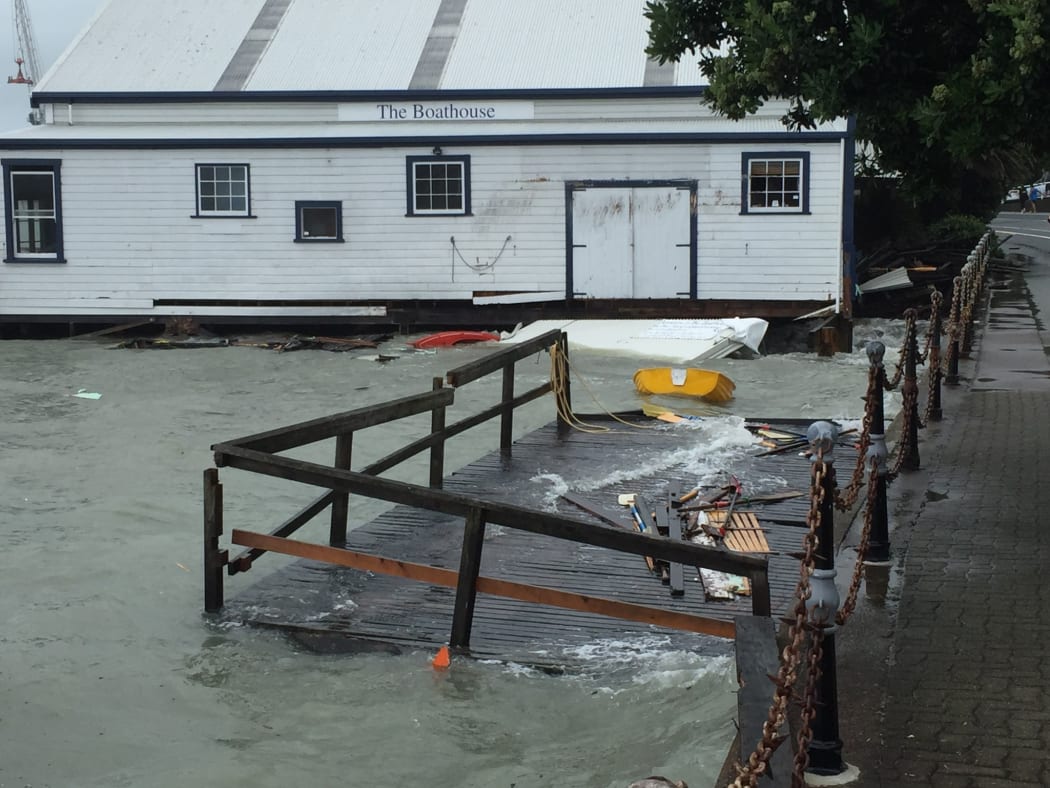 The Boathouse on Nelson's waterfront.