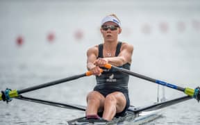 New Zealand rower Jackie Kiddle.