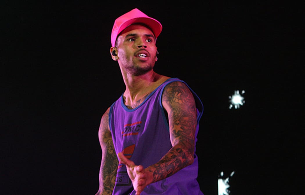 Chris Brown performing in Sydney in 2012.