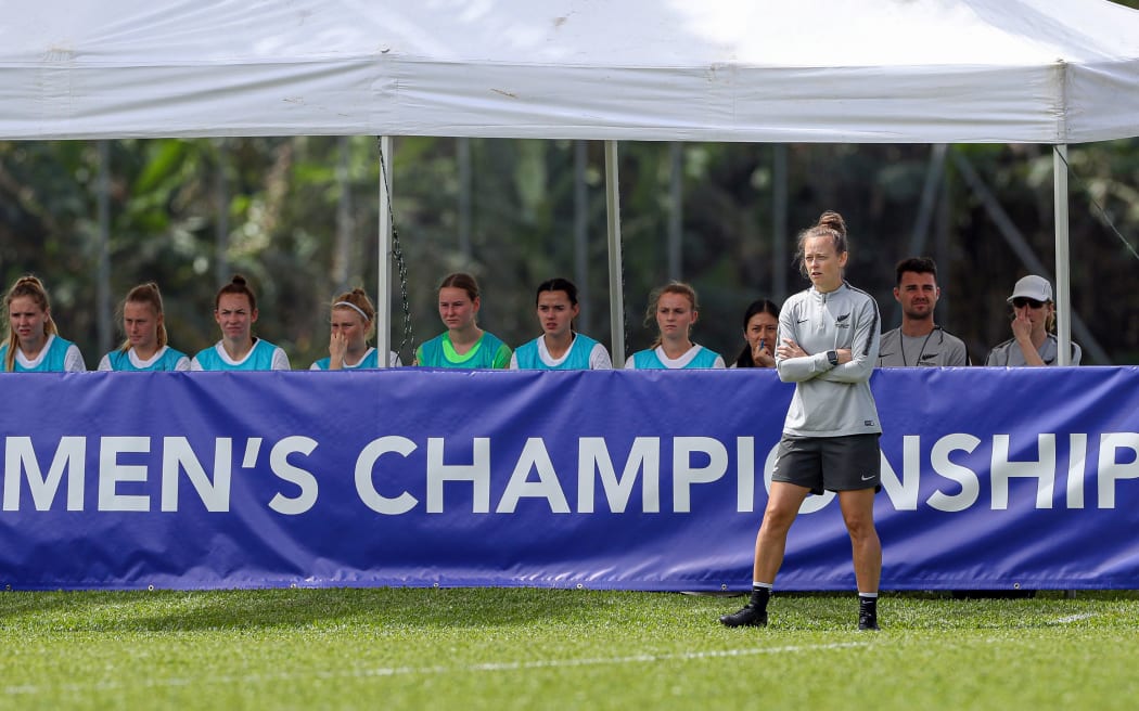 New Zealand's coach Gemma Lewis.