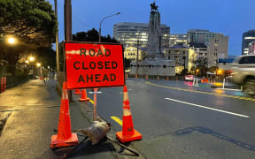 Roads are closed around Parliament on Thursday.