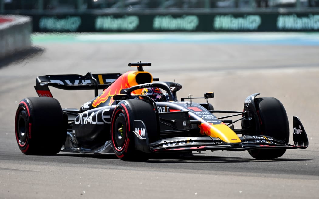 Red Bull driver Max Verstappen in Miami.