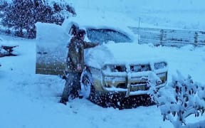 De-snowing in Southland today.