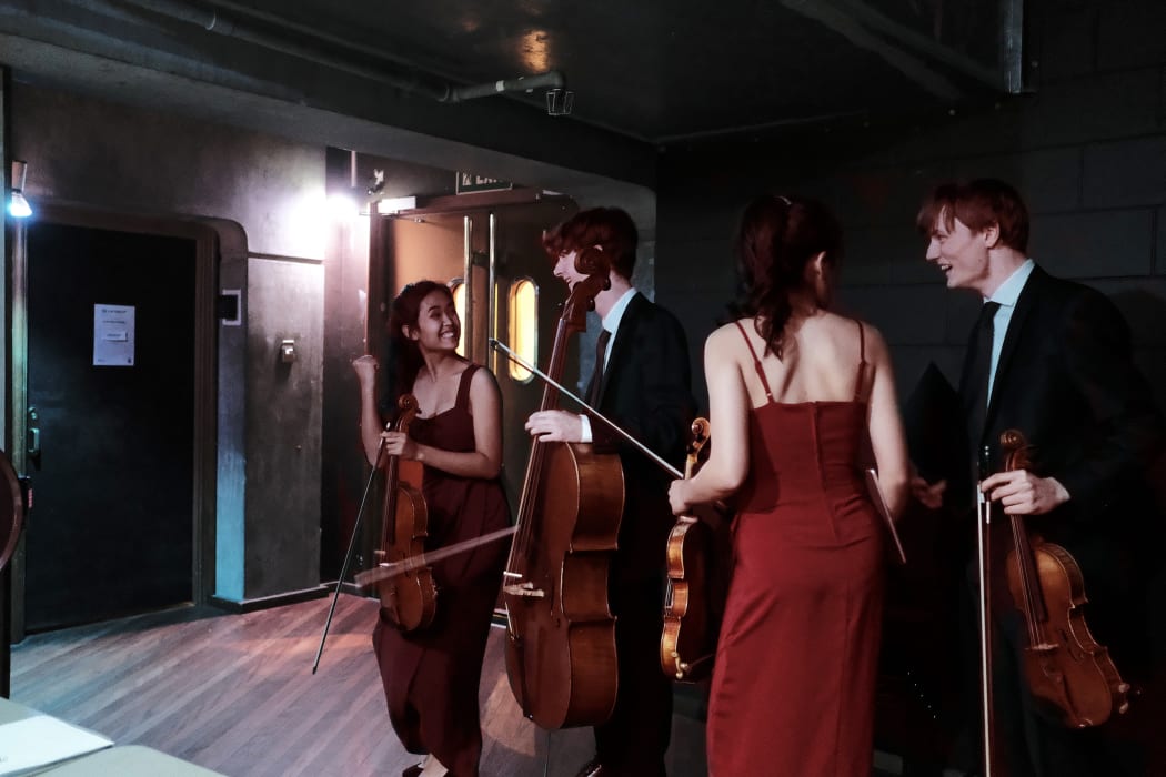 Ravelation (left to right: Shanita Sungsuwan, Jack Moyer, Enshean Lin, Peter Gjelsten)