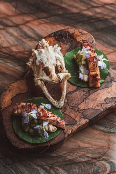 Ahi restaurant's tuna (eel) hūhunu.