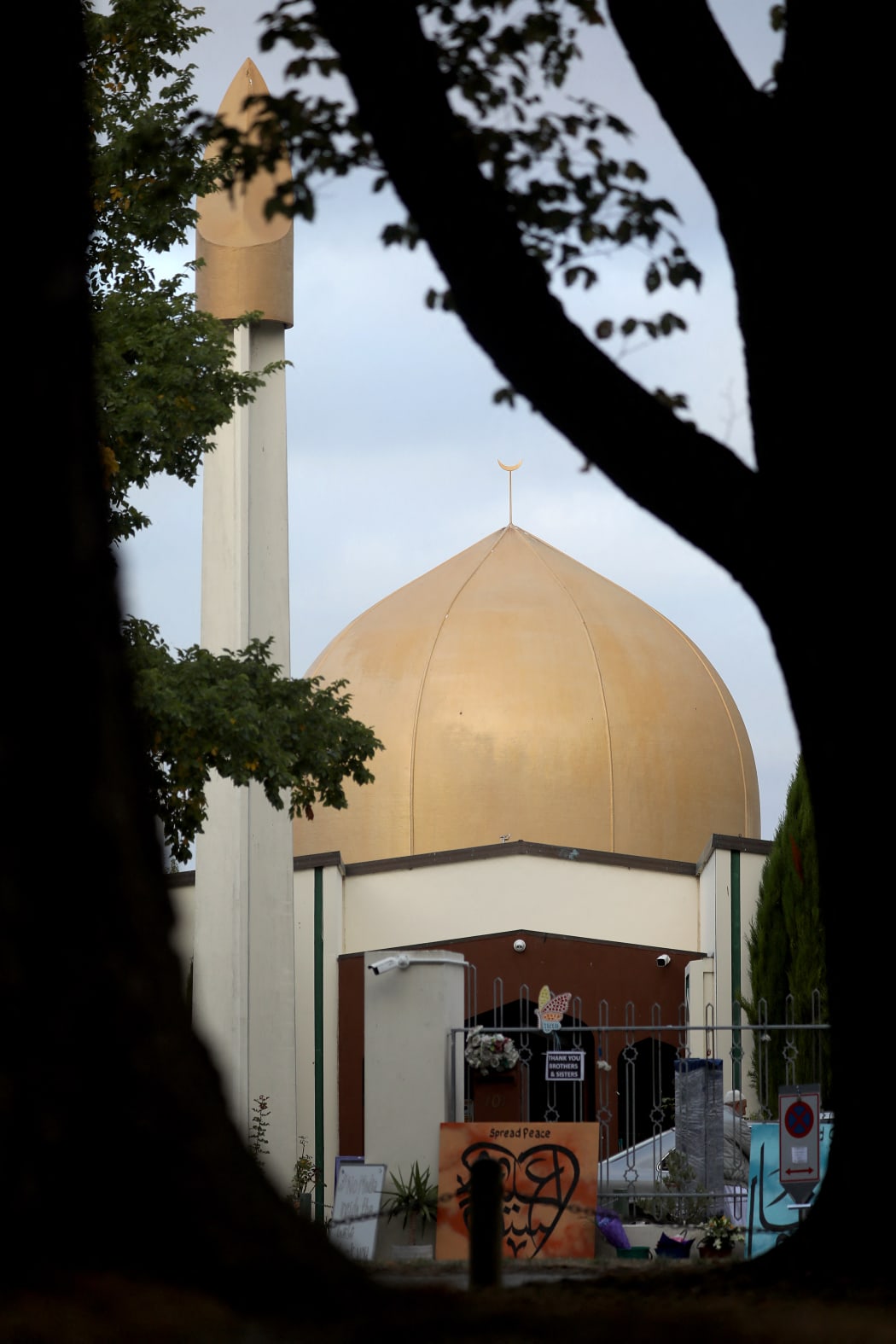 Al Noor mosque in Christchurch, New Zealand on March 15, 2020.