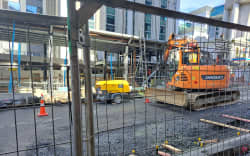 Some businesses have closed due to the disruption.