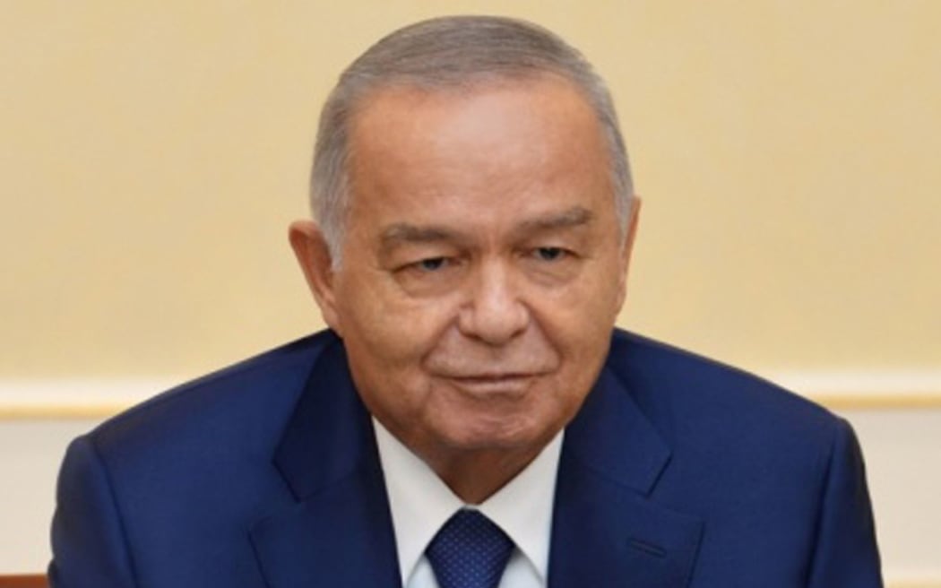 Uzbekistan president Islam Karimov, seen here in a visit to the US this year. His death was announced on Friday.