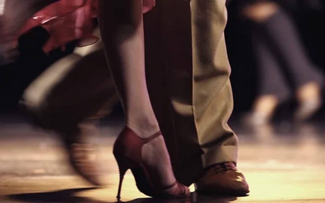 Salsa dance feet