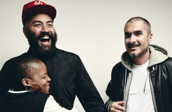 Beats 1's Julie Adenuga, Ebro Darden and Zane Lowe