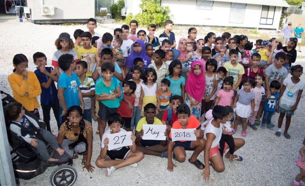 Refugee children on Nauru