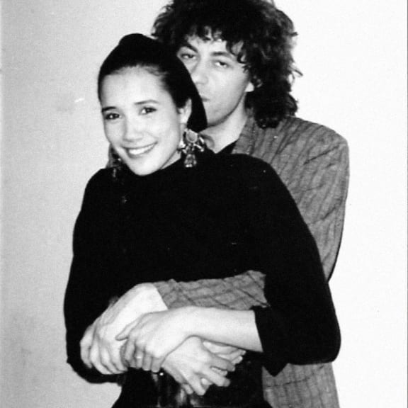 Sonny Southon with Bob Geldof