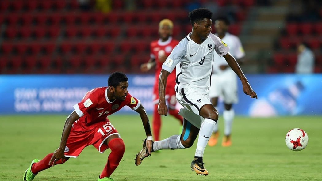 New Caledonia were outclassed 7-1 by France.