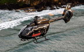 The Otago Rescue Helicopter Trust Airbus H145 twin-engine helicopter in flight.