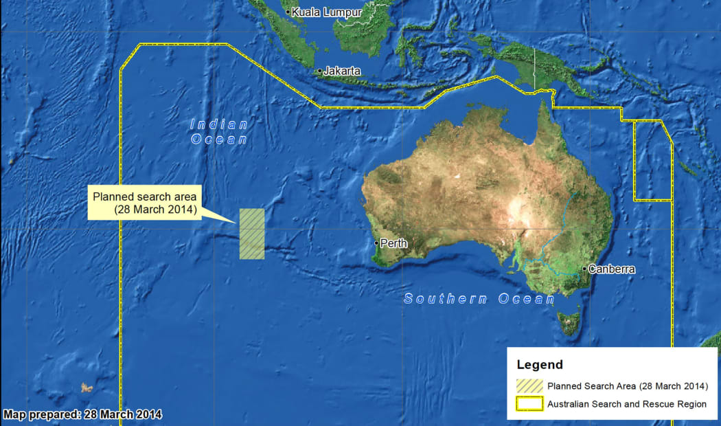 The new search area is larger but closer to Perth, allowing aircraft to spend longer at the site.