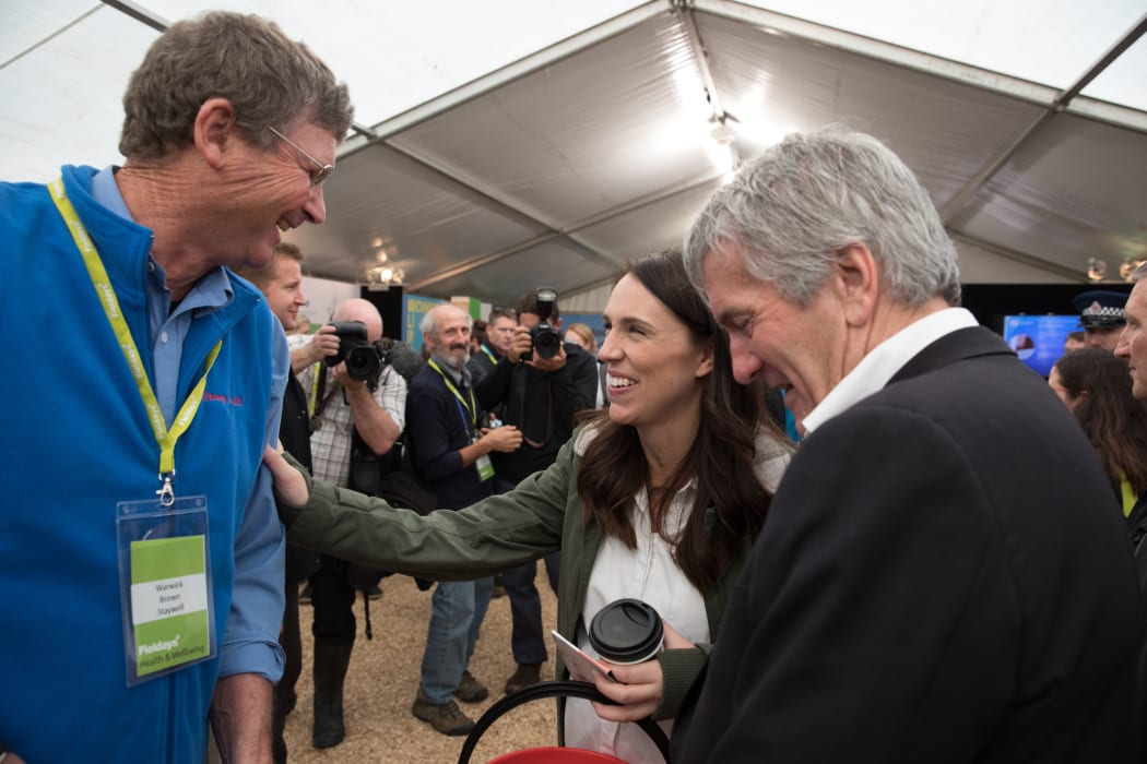 Jacinda Ardern at Fieldays.