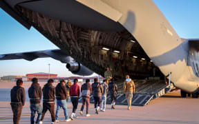 "Deportation flights have begun," White House press secretary Karoline Leavitt said in a post on X.