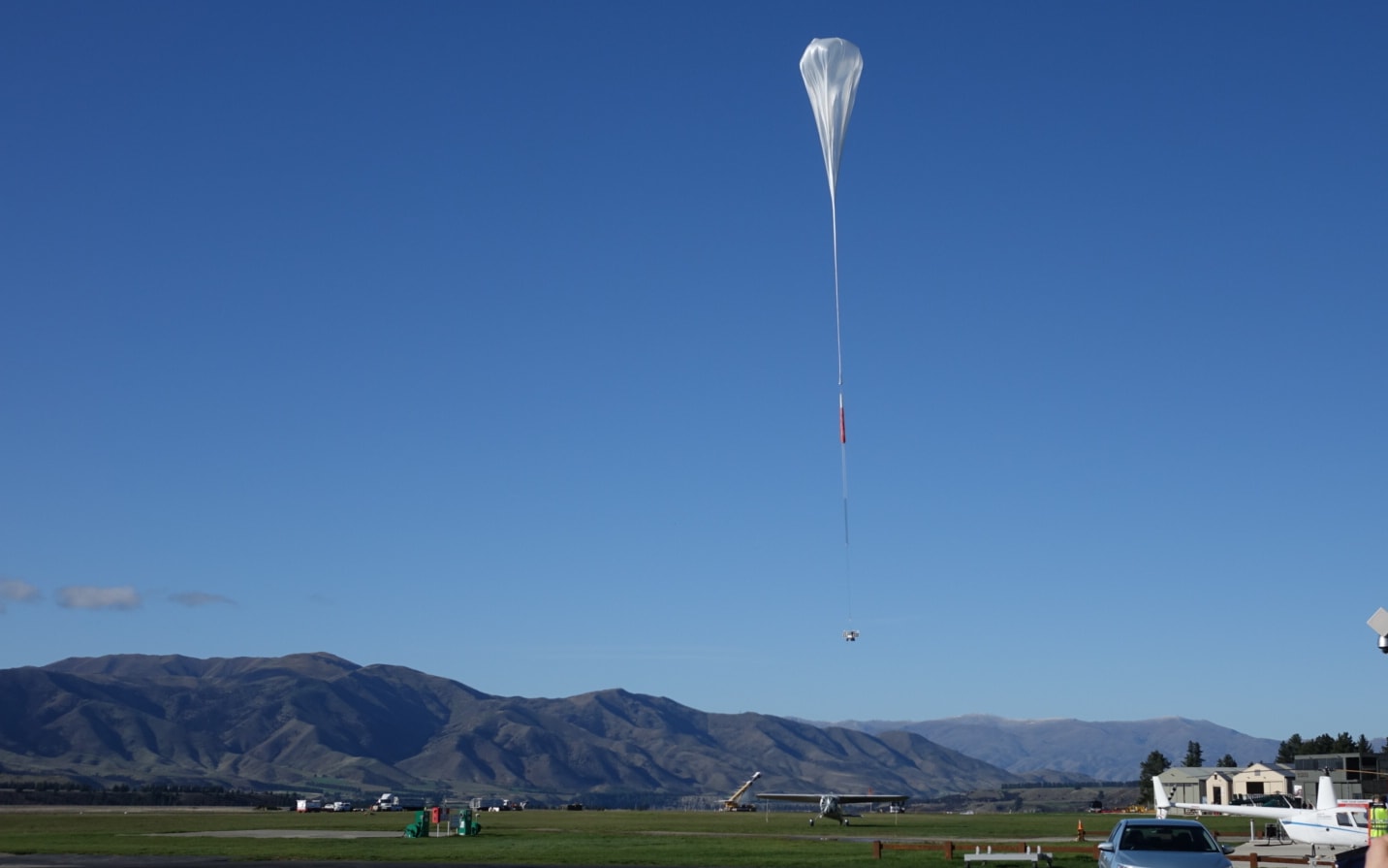 Nasa's balloon takes off in Wanaka.