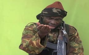 Screengrab from a video released by Nigerian Islamist extremist group Boko Haram in May 2014.