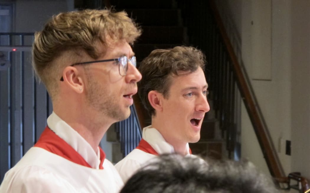 Members of the cathedral choir