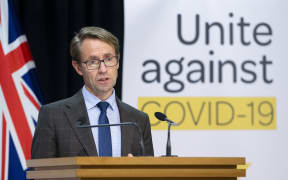 WELLINGTON, NEW ZEALAND - MAY 19: Director-General of Health Dr Ashley Bloomfield speaks to media during a press conference at Parliament on May 19, 2020 in Wellington, New Zealand.