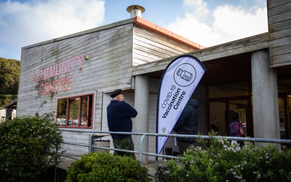 Vaccination clinic Stewart Island.