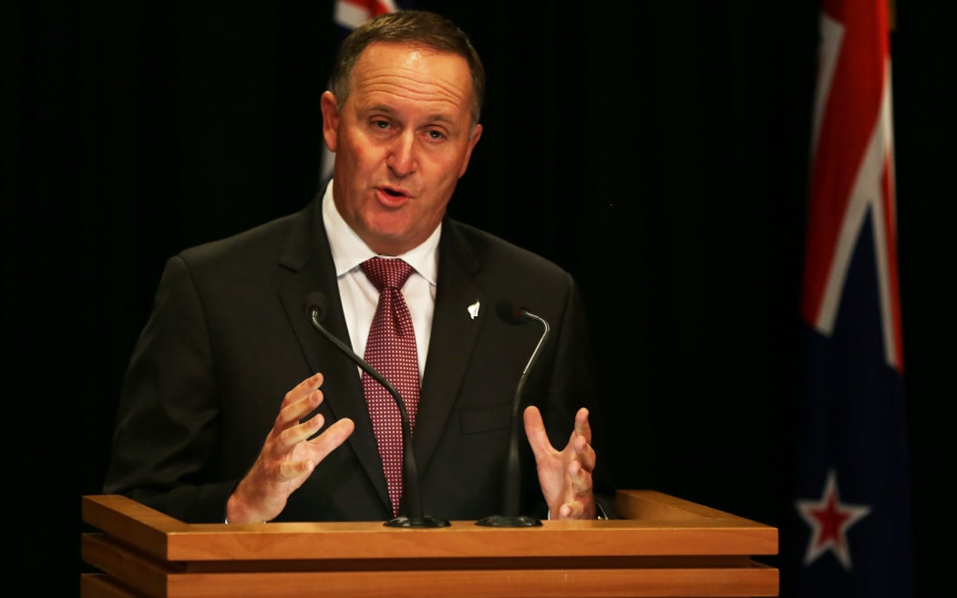 John Key at post cabinet press conference.