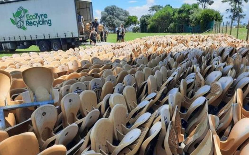 Old seating removed from Yarrow Stadium in New Plymouth is to be reused by Gisborne Speedway.