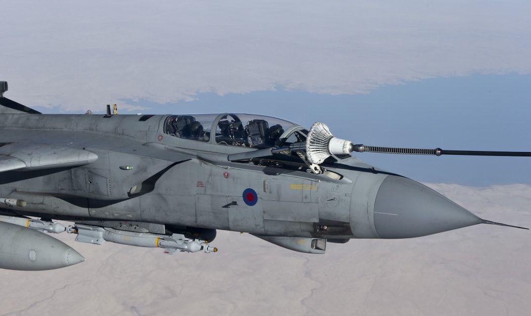 British warplanes have flown their first missions over Iraq.