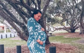 Fili Tagaloa, 27, is almost 38 weeks pregnant with her third child, but worries about whether she'll have to give birth in her home instead of hospital during the nationwide lockdown.