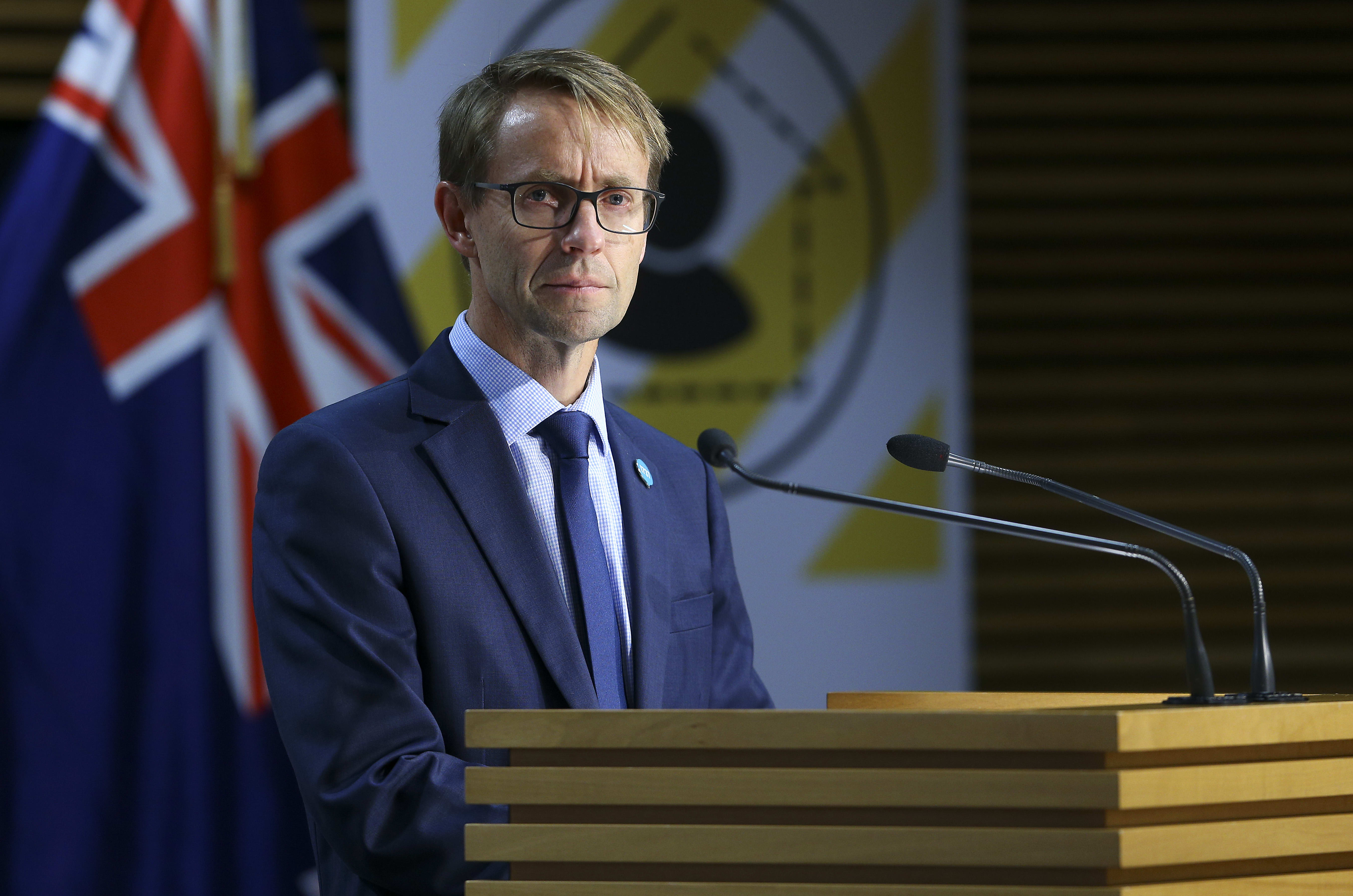 Director-General of Health Dr Ashley Bloomfield during a media conference at Parliament on April 16, 2020 in Wellington, New Zealand.